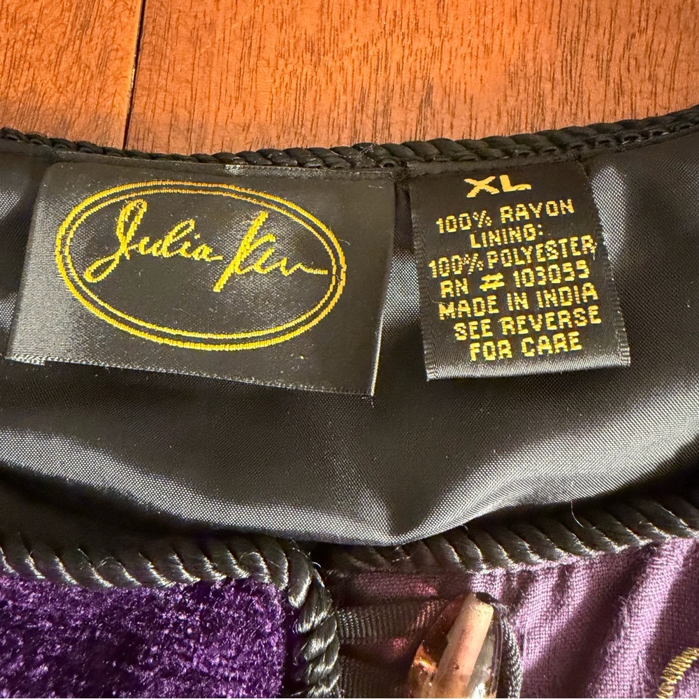 Patchwork Women's Blazer Multicolor Bohemian Arts… - image 6